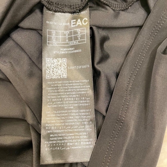 Guess Ladies Sleeveless Off-the-Shoulder Dress; Blue Multi; Size M - Picture 5 of 5